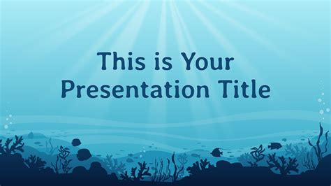 Ocean Themed Powerpoint Template